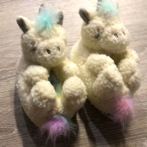 Cute unicorn slippers